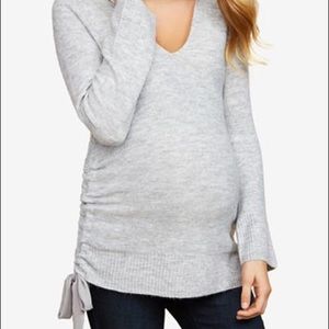 Jessica Simpson Ruched Maternity Sweater